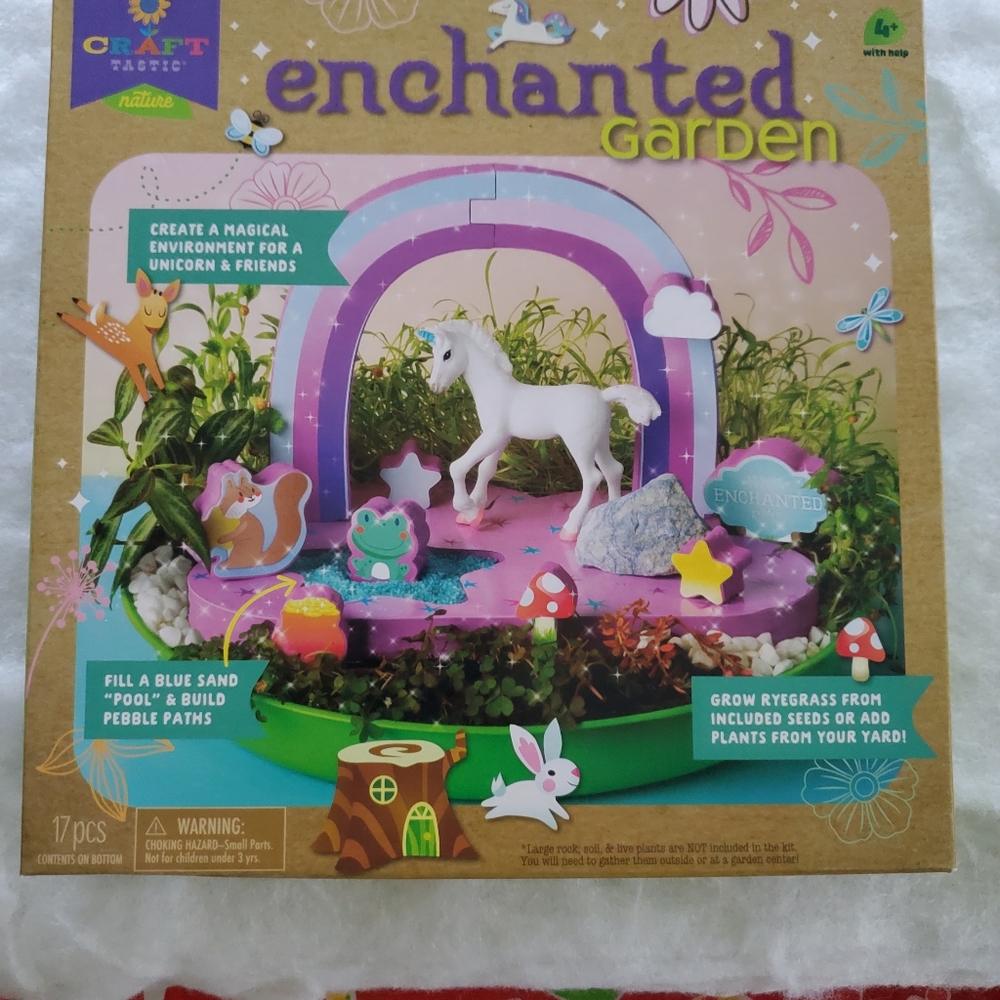 Unicorn Fairy garden kit, Enchanted garden